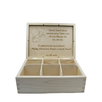 Skrzynka Wspomnień na Chrzest Prezent